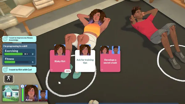 Official Paralives gameplay screenshot from the Steam store